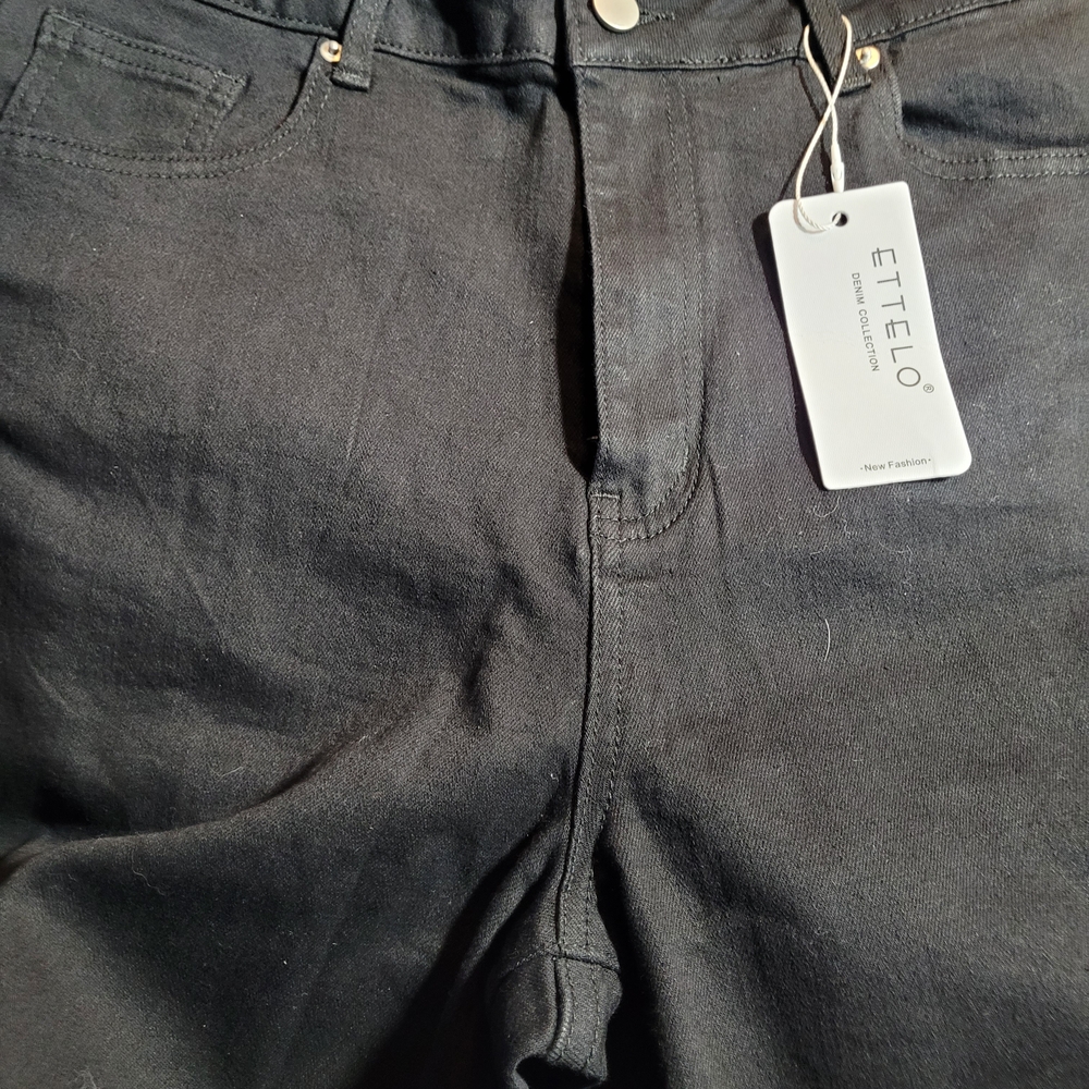 Women's Black Flare Jeans
